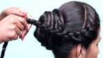 Easy Bridal hairstyle for long hair tutorial/Updo hairstyle for wedding/Easy hairstyle tutorials