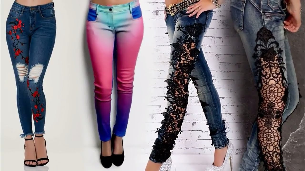 unique jeans designs