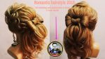 Romantic hairstyle by Sunil kumar creative hairstylist/ hairstyle with off shoulder gown