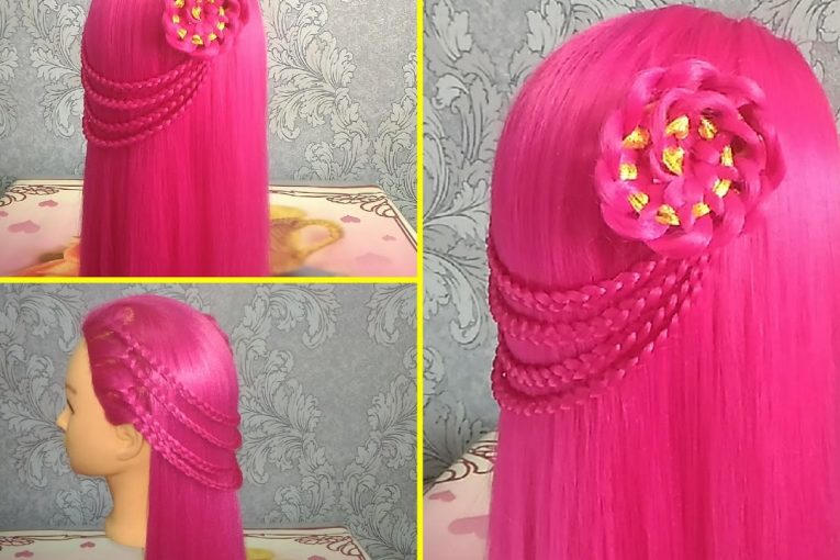 Красивая прическа для девушек / Beautiful hairstyle for girls