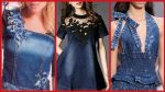 Gorgeous and Beautiful Jeans Dresses Styles for Girls 2019