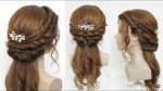 Simple Open Hairstyle For Girls. Latest Party And Wedding Hair Tutorial