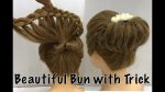 Beautiful Easy Bun hairstyle with Trick | Braided Hairstyles | New Easy Hairstyle