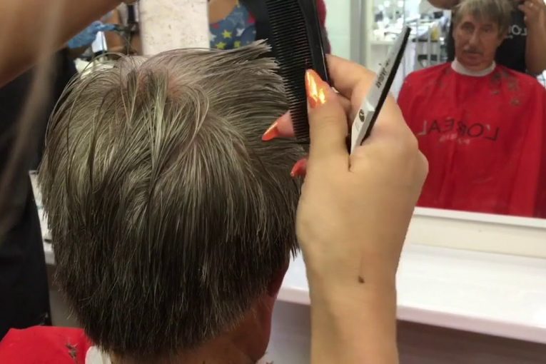 Мужская стрижка — непослушные волосы