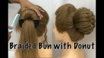 Beautiful Bun Hairstyle from Donut | Easy Bun Hairstyles
