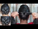 Easy and cute bun hairstyle for wedding/party || Hairstyles for girls || hair style girl 2019