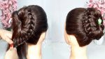 new bun hairstyle trick for wedding and party | hair style girl | party hairstyle | updo hairstyle