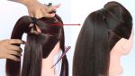 new trick for volumized ponytail with puff || prom hairstyles || cute hairstyles || hair style girl