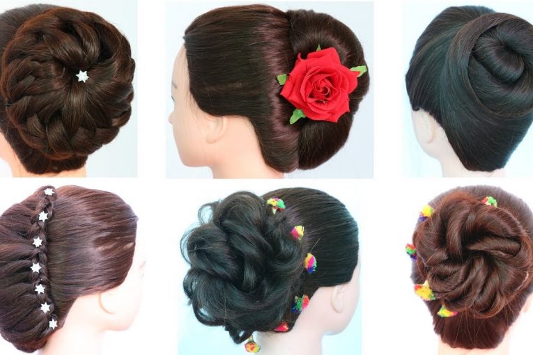 6 easy and beautiful hairstyles for party | wedding guest hairstyles | simple hairstyles | hairstyle