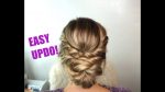 Easy Updo Hairstyle! Perfect for Short, Medium and Long Hair