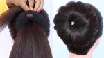 new juda hairstyle for wedding party | bun hairstyle for party | wedding guest hairstyle | hairstyle