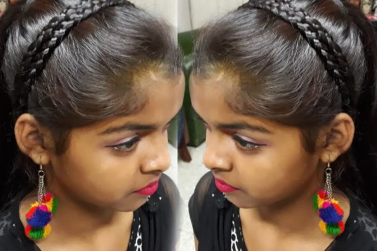2 Very Simple & Easy Self Hairstyles for Girl's. Hairstyle Girl. Self Hairstyles at home.