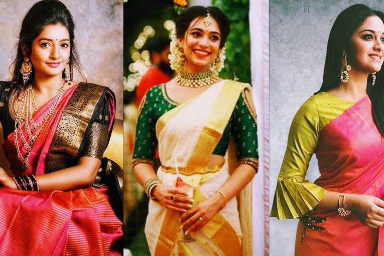 130+ Latest South Indian Pattu Saree Blouse Designs 2019 | Silk Saree Blouse Designs Catalogue