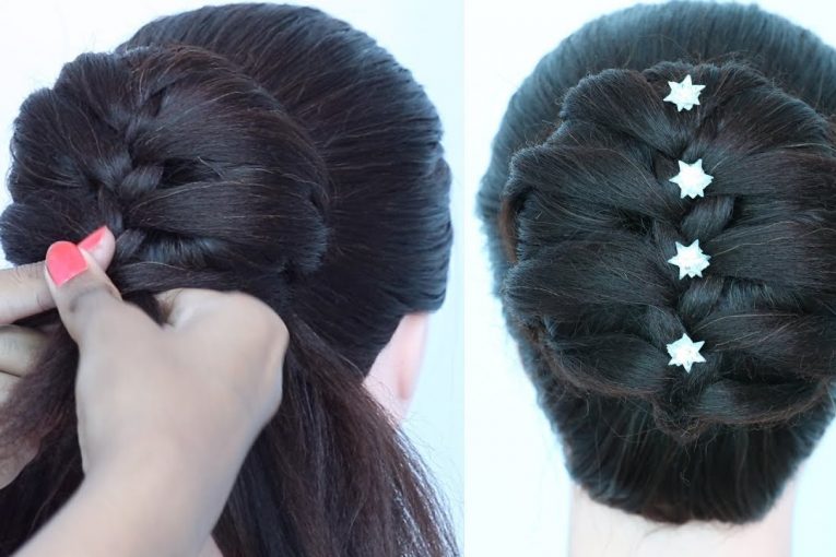top tips help new trending latest juda hairstyle for wedding & party | braided hairstyle | hairstyle
