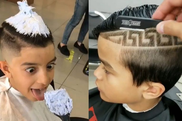Best Kids Haircuts by Best Barbers in The World #4