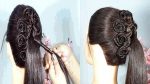 Beautiful Hairstyles for Wedding & party || Easy Hairstyles || bun updo Hairstyle with tricks
