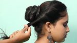 5 Mins Hairstyle for wedding | Easy Hairstyles for long hair | updo hairstyle | simple hairstyles