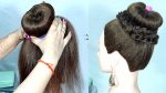 Most beautiful bun hairstyle | Hairstyle For Party/Wedding | Hair Style Girl | Trending Hairstyle
