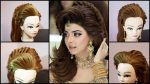 Kashee's Attention Grabbing Hairstyle. Unique and trendy Hairdo. Updo For Brides