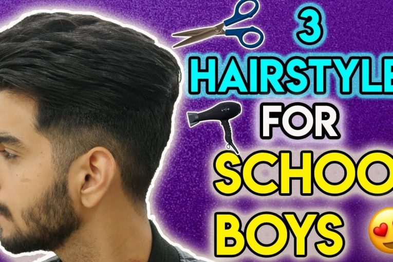3 SIMPLE HAIRSTYLES jo SCHOOL mein ALLOWED hai! Best hairstyles for school boys in india