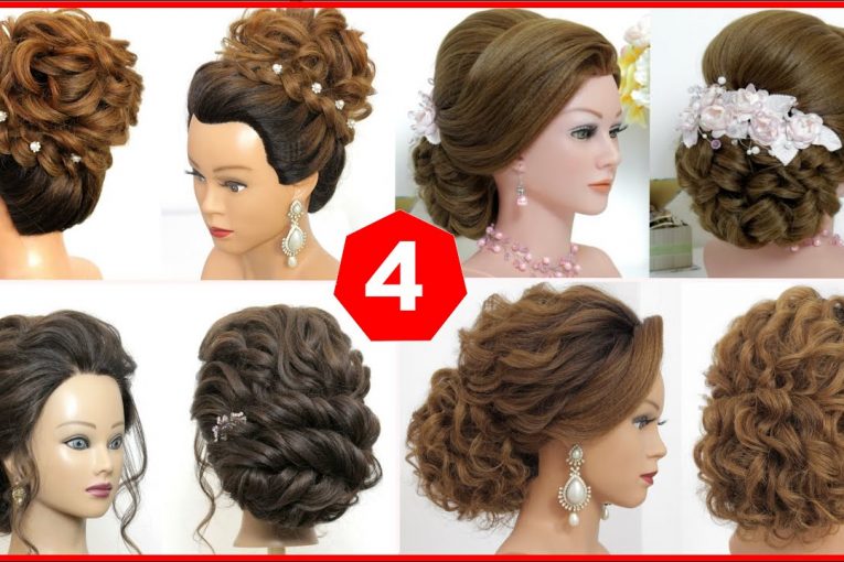 4 Latest Girls Hairstyles For Wedding, Party. Long Hair Styles 2020.