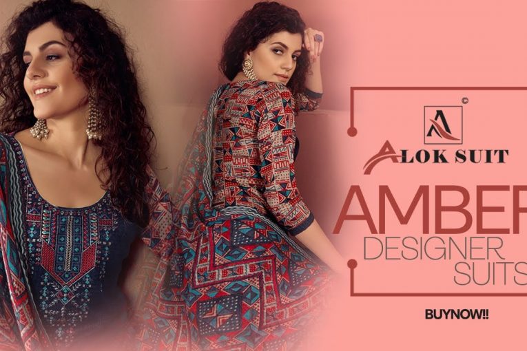 AMBER Designer Suits || Alok Suit || Salwar Kamzeez || Salwar Suit Designs