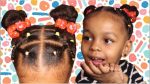 Rubber Band Hairstyle for your Baby Girl: Natural and Easy Hairstyles for Kids.