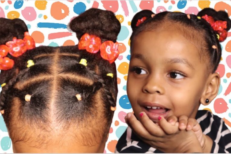 Rubber Band Hairstyle for your Baby Girl: Natural and Easy Hairstyles for Kids.
