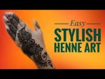 Easy and stylish henna art-Fancy Craft