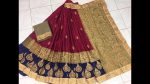 Latest Chiffon Designer Stone Work Embroidery Saree With Blouse || Multicolor Embroidered Saree