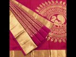 Kanchipuram Handloom Silk Sarees || Latest Kanchi Pattu Double side contrast border