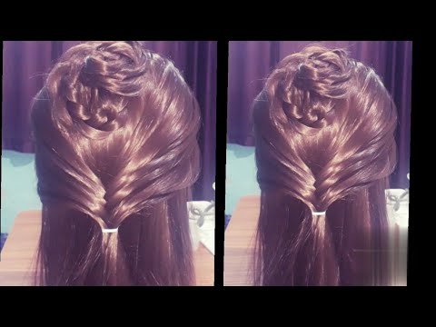 DIWALI  OPEN HAIRSTYLE  FOR  GIRLS