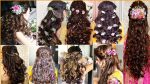 Wedding hairstyle with flowers |  wedding gajra hairstyle for long hair | new flowers hairstyle.