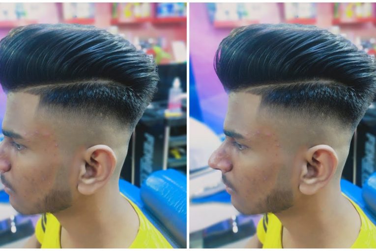 one side hairstyle indian boy 2020