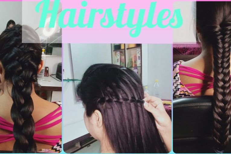 3 easy and fancy hair style