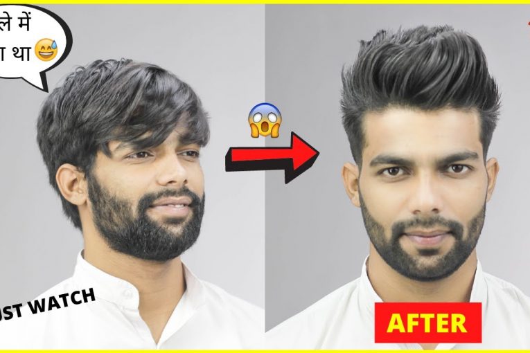 boys haircut, hair cutting style, hairstyle, beard style, hair transformation 2020