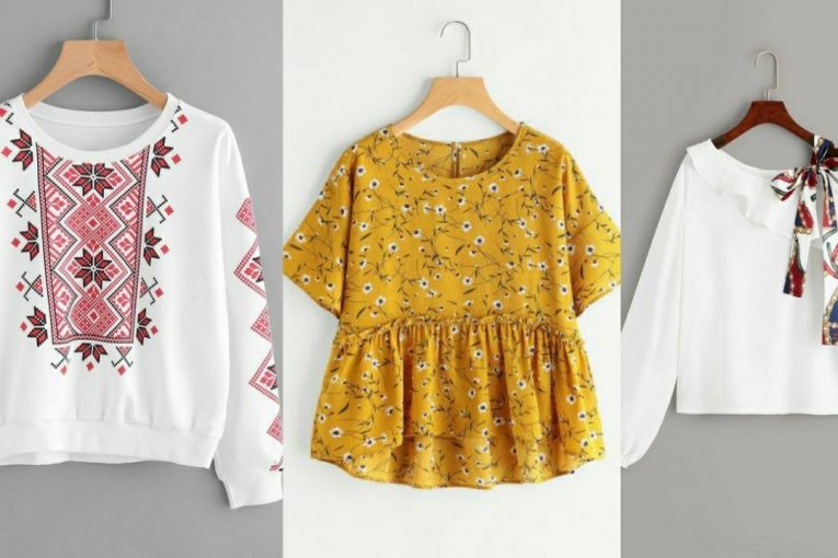 jeans top jeans top || girls shirt design || designer tops for girls || t shirt design for girls