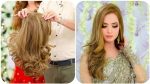 Super Cool Natural Looking kashee's Hair Extension With makeup|Party Wear Fancy Embroidered Dress