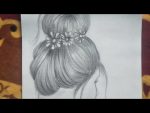 Girl hair style drawing #Short