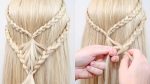 Super Easy & Beautiful Double Braided Half up Half Down Hairstyle — Beginner Friendly Hairstyle