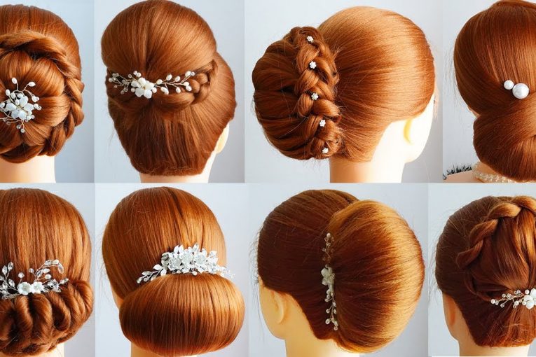 10 Different And Easy Hairstyle For Wedding And Party | New Hair Style Girl  | Very Easy Hairstyles