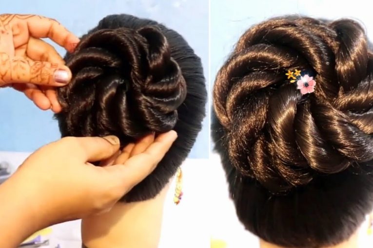 easy juda hairstyle for bridal || easy hairstyles || cute hairstyle || hair style girl || hairstyle