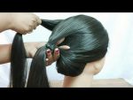 Very pretty and beautiful juda Hairstyle for girls