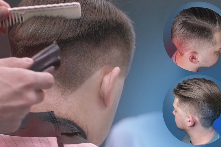 Мужская стрижка Андеркат (Undercut) с тейпер фейдом (taper fade)