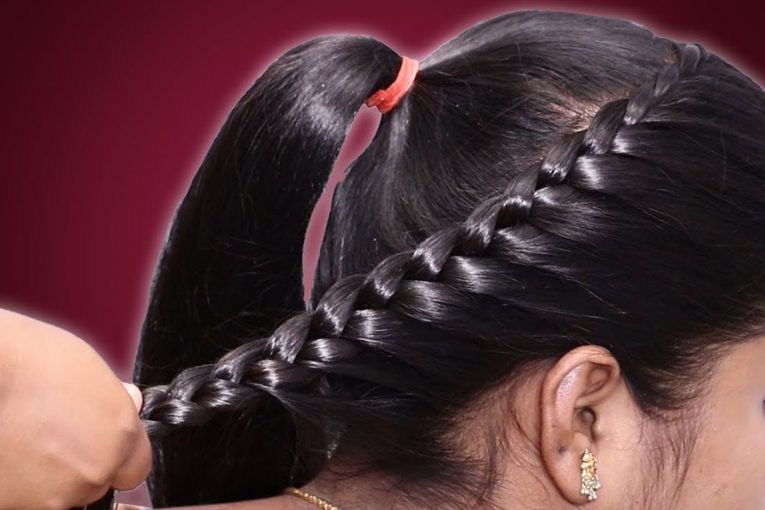 beautiful braided hairstyle for girls || hair style girl || latest hairstyle 2020