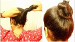 quick easy high bun hairstyle for girls || hair style girl || simple hairstyle || easy hairstyles