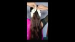 Simple Hairstyle with Jasmine flowers for young girls #shorts #hairstyle #hairstylehack