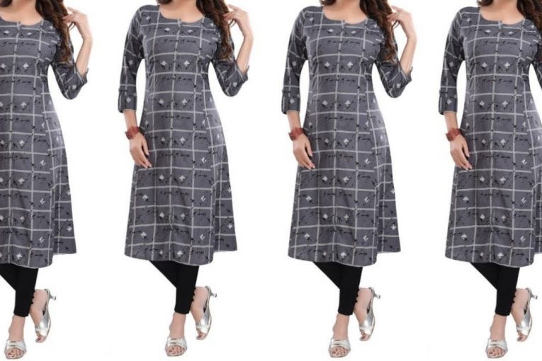 New Treditional Women Kurti Designs | Fancy Crepe Digital Printed Kurti Designs | Kurti Designs