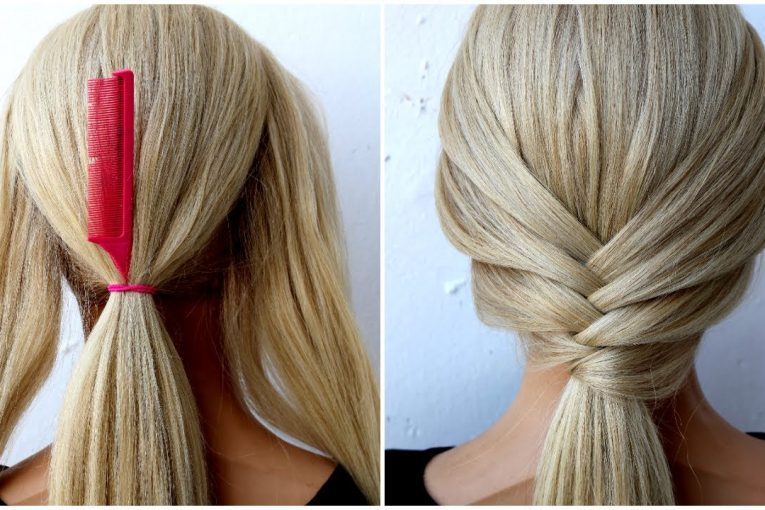 Fake Fishtail Braid Hair Hack | No Braiding Skills Required #shorts