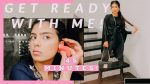 GET READY WITH ME For a Fancy Dinner Date Night | HAIR MAKEUP AND OUTFIT!